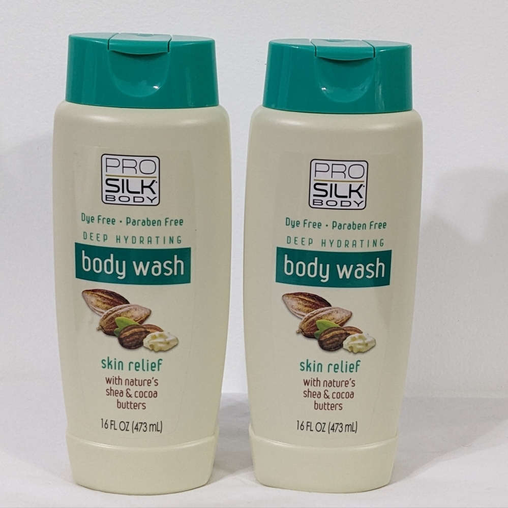 2 Pro Silk Deep Hydrating Body Wash With Nature's Shea & Cocoa Butters